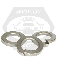 Budget M42 Split Lock Washers, 18-8 Stainless Steel A2, DIN127B, Qty 10