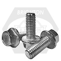 Shop Now M8-1.25 x 16 mm Hex Flange Bolts, Serrated, Metric Class 8.8, Zinc Cr+3, Full Thread, Coarse (UNC), DIN 6921, Qty 100