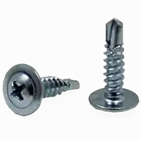 Limited Time 6-20 x 3/8" Proferred Self-Drilling Screws, Unslotted Indent Hex Washer Head HWH, 2 Point, Zinc Cr+3, Qty 5