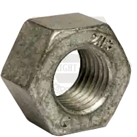 2 1/4"-4 1/2 Heavy Hex Nuts, Metal Keg, Grade 2H, A194/SA194, Hot-Dipped Galvanized HDG/Wax /Blue Dye (Bo x ), Qty 10 Instant Buy