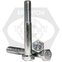 Exclusive Offer 3/8"-16 x 8" Hex Cap Screws, Grade 2, Zinc Cr+3, Partial Thread, Qty 200