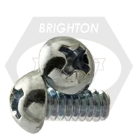 8-32 x 4" Machine Screws, Phillips Round Head, Zinc Cr+3, Full Thread, Qty 1200 Limited Offer
