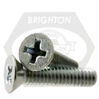Buy Today 8-32 x 3 1/2" Machine Screws, Phillips Flat Head, Zinc Cr+3, Full Thread, Qty 1000
