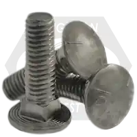 5/8"-11 x 6" Carriage Bolts, Grade 5, Hot-Dipped Galvanized HDG, Full Thread, Qty 75 Price Cut