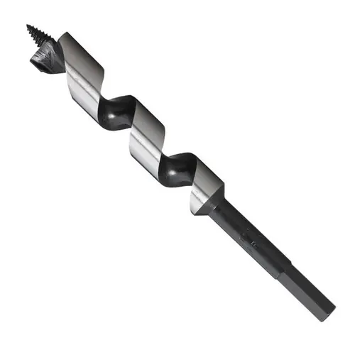 Trusted Brand 7/16" x 18" Ship Auger 5/16 Hex Shank Ship Auger, Qty 1