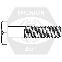 7/8"-9 x 8" Square Head Bolts, Grade A, A307, Zinc Cr+3, Partial Thread, Qty 40 Get Yours