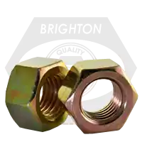 5/16"-18 Hex Nuts, Grade 5, Zinc-Yellow Cr+6, Qty 3500 Genuine
