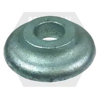 Next Day Delivery 1 1/8" Ogee Washers, Class 30 Grey Iron, Hot-Dipped Galvanized HDG, Qty 25