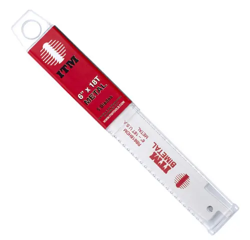 6" x 24T Metal Bi Metal Reciprocating Blades, Qty 5 Seasonal Sale