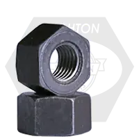 Bargain 1 3/8"-6 Heavy Hex Nuts, Grade 2H, Plain Finish, A194 / SA 194, Made in USA, Qty 190