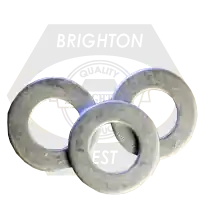 Express Delivery 1 1/4" SAE Flat Washers, Hot-Dipped Galvanized HDG, Low Carbon Steel, Qty 50