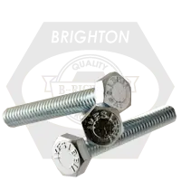 Holiday Sale 1/4"-20 x 1/2" Hex Tap Bolts, Grade 5, Zinc Cr+3, Full Thread, Medium Carbon Steel, Qty 3300