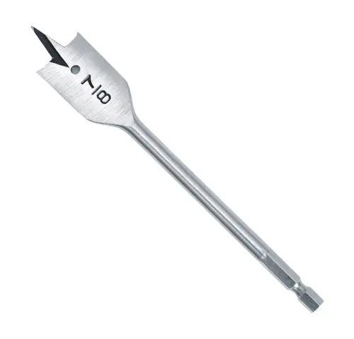 9/16" x 6" Spade Bit 1/4" Hex Shank Spade Bit, Qty 1 Certified