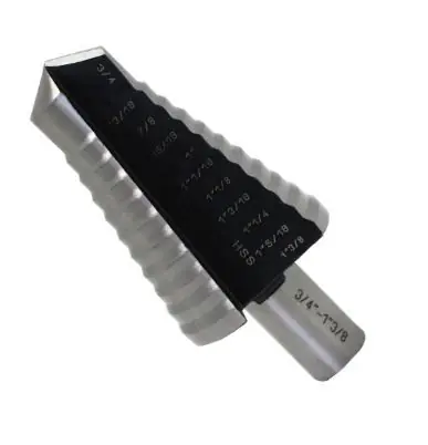 Buy Today 12 Step 3/16" To 7/8" M2 HSS Step Drill Bits (Inch), Qty 1