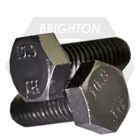 Latest M12-1.50 x 50 mm Hex Cap Screws, Metric Class 10.9, Plain Finish, Full Thread, Fine (UNF), Alloy Steel, DIN 961, Qty 300