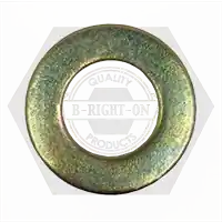 M18 Flat Washers, Grade 140 HV, Zinc-Yellow Cr+6, DIN 125A, Qty 600 Seasonal Sale