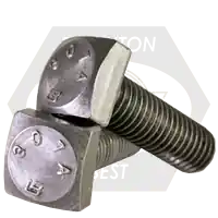 Low Price 3/4"-10 x 3" Square Head Bolts, Grade A, A307, Plain Finish, Partial Thread, Qty 90