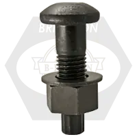 Final Sale 7/8"-9 x 5 3/4" Tension Control Bolt A325, Round Head, Plain Finish w/ Heavy Hex Nut, Grade DH A563 & Round Washer F436, Qty 100