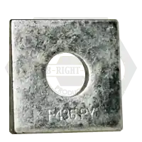 Price Drop 7/8" Square Beveled F436 Hardened Washers, Hot-Dipped Galvanized HDG, Qty 240