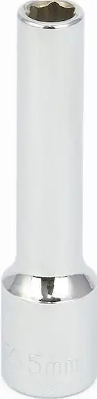 11 mm Deep 6 Point 1/4" Drive Metric Socket, Qty 1 Fast Shipping