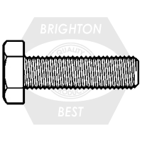 Genuine 5/8"-11 x 4 1/2" Hex Tap Bolts, Grade A, A307, Hot-Dipped Galvanized HDG, Full Thread, Qty 95