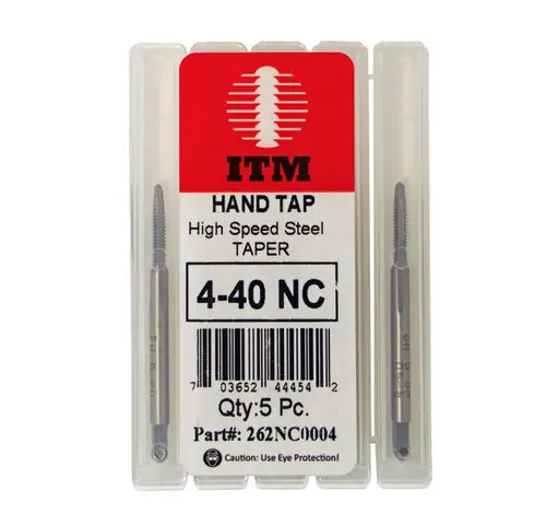 1/2"-13 Taper Tap, HSS, Coarse (UNC), Qty 5 While Supplies Last