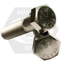 1"-8 x 14" Hex Cap Screws, 316 Stainless Steel, Partial Thread (6" Thread), Coarse (UNC), ASTM F593, Qty 5 Limited Time
