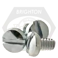 Today Only 10-32 x 1/4" Machine Screws, Slotted Binder Undercut, Zinc Cr+3, Full Thread, Fine (UNF), Qty 10000