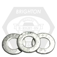 Limited Time 7/16" x 59/64" Structural Flat Washers, F436, Hot-Dipped Galvanized HDG, Medium Carbon Steel, Qty 4000