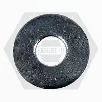 Certified M24 Thick Flat Washers, Zinc Cr+3, DIN 7349, Qty 100
