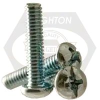3/8"-16 x 2 1/2" Machine Screws, Phillips/Slotted Combo Round Head, Zinc Cr+3, Full Thread, Qty 550 Bargain