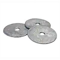 Certified 1/2" x 1 1/4" Fender Washers, Hot-Dipped Galvanized HDG, (Appro x 1490 pcs), Qty 25 lbs