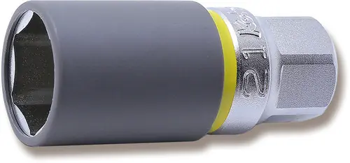 Order Now Ko-ken 4300PMZ.65-21 1/2 Sq. Dr. Wheel Nut Socket 21mm Extra Thin walled Length 65mm Color coded Protector