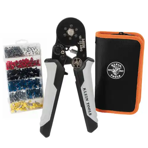 Luxury Klein Tools 34061 Ratcheting Ferrule Hex Crimper Set