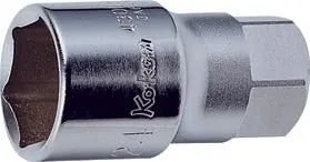Deal Ko-ken 4300H-27 1/2 Sq. Dr. Socket 27mm 6 point Length 57mm For Oil pressure switch