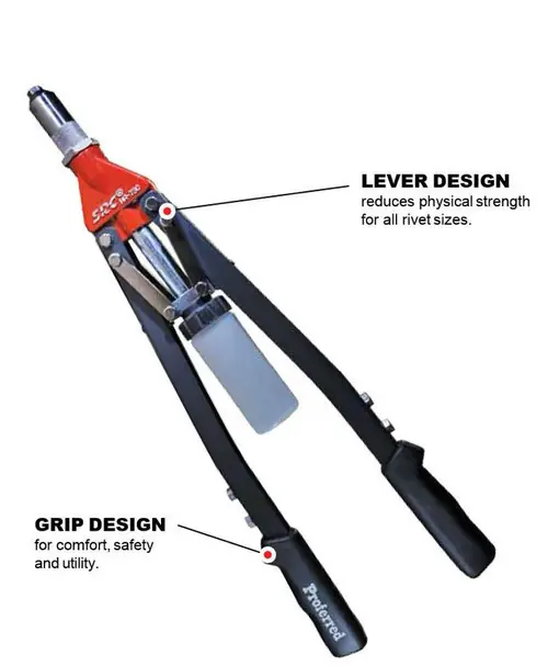 Special Discount Hr 730 Proferred Lever-Operated Hand Rivet Tool Model, Qty 1