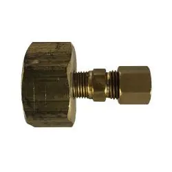 ANDERSON METALS 707422-1206 Female Adapter, 3/4-in Female Garden Hose x 3/8-in Compression, Lead-Free Brass Trending