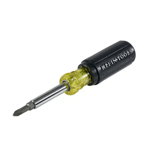 Klein Tools 32476 Multi-Bit Screwdriver / Nut Driver, 5-in-1, Phillips, Slotted Bits Instant Buy