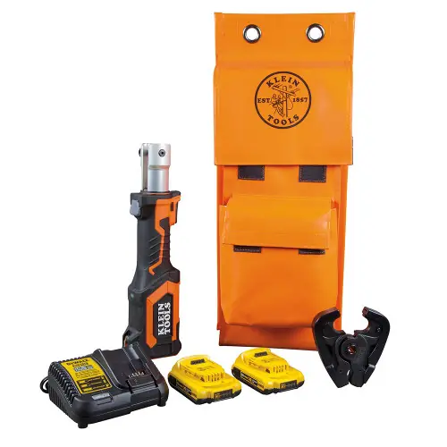 Markdown Klein Tools BAT207T2 Battery-Operated Crimper, D3 Groove, 2 Ah