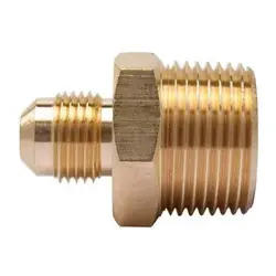Time-Limited ANDERSON METALS 07489-1012 Connector, 5/8-in Male Flared x 3/4-in Male Garden Hose, Brass