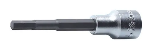 Fast Shipping Ko-ken 4010M.100-10(12P) 1/2 Sq. Dr. Bit Socket 10mm Double-Hex Length 100mm For Cylinder head bolt