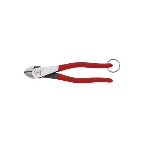 Klein Tools D228-8TT Diagonal Cutting Pliers, High-Leverage, Tie Ring, 8-Inch Final Sale