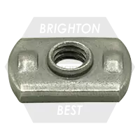 Crafted 8-32 Spot Weld Nut, Dual Rib Projection, Qty 5000