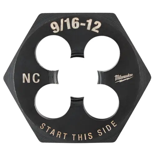 Milwaukee Tool 49-57-5365 9/16"-12 NC 1-7/16" Hex Threading Die Price Drop