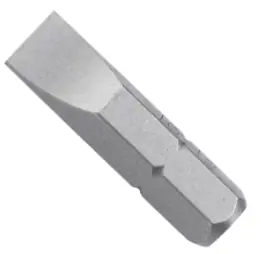 Deal 10F-12R,1" 1/4" Hex Shank Slotted Drive Bits, Qty 20