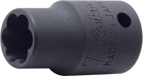 Ko-ken 2127-9 1/4 Sq. Dr. Nut Twister 9mm Length 23mm Certified