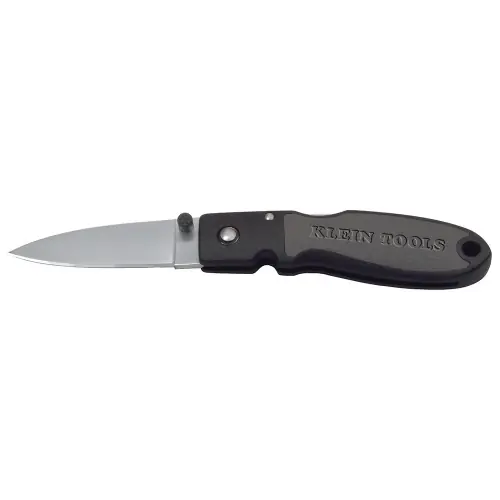 Special Discount Klein Tools 44002 Lightweight Lockback Knife, 2-3/8-Inch Drop Point Blade, Black Handle