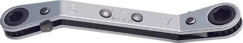 Ko-ken 103KM-10X12 Ratcheting Ring Wrench 10x12mm 6 point Length 140mm Reversible Buy Direct