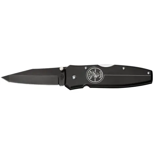 Klein Tools 44052BLK Tanto Lockback Knife 2-1/2-Inch Blade Final Sale