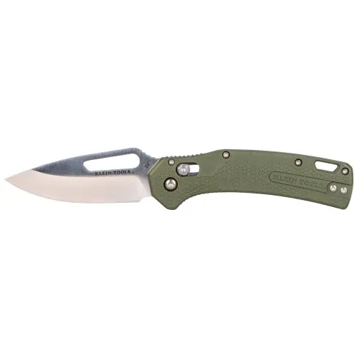 Klein Tools OGK000GNT KTO Resurgence Knife, Drop Point Blade, Moss Green Handle Get Yours